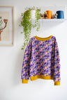 Kids unisex organic cotton oversized sweatshirt.