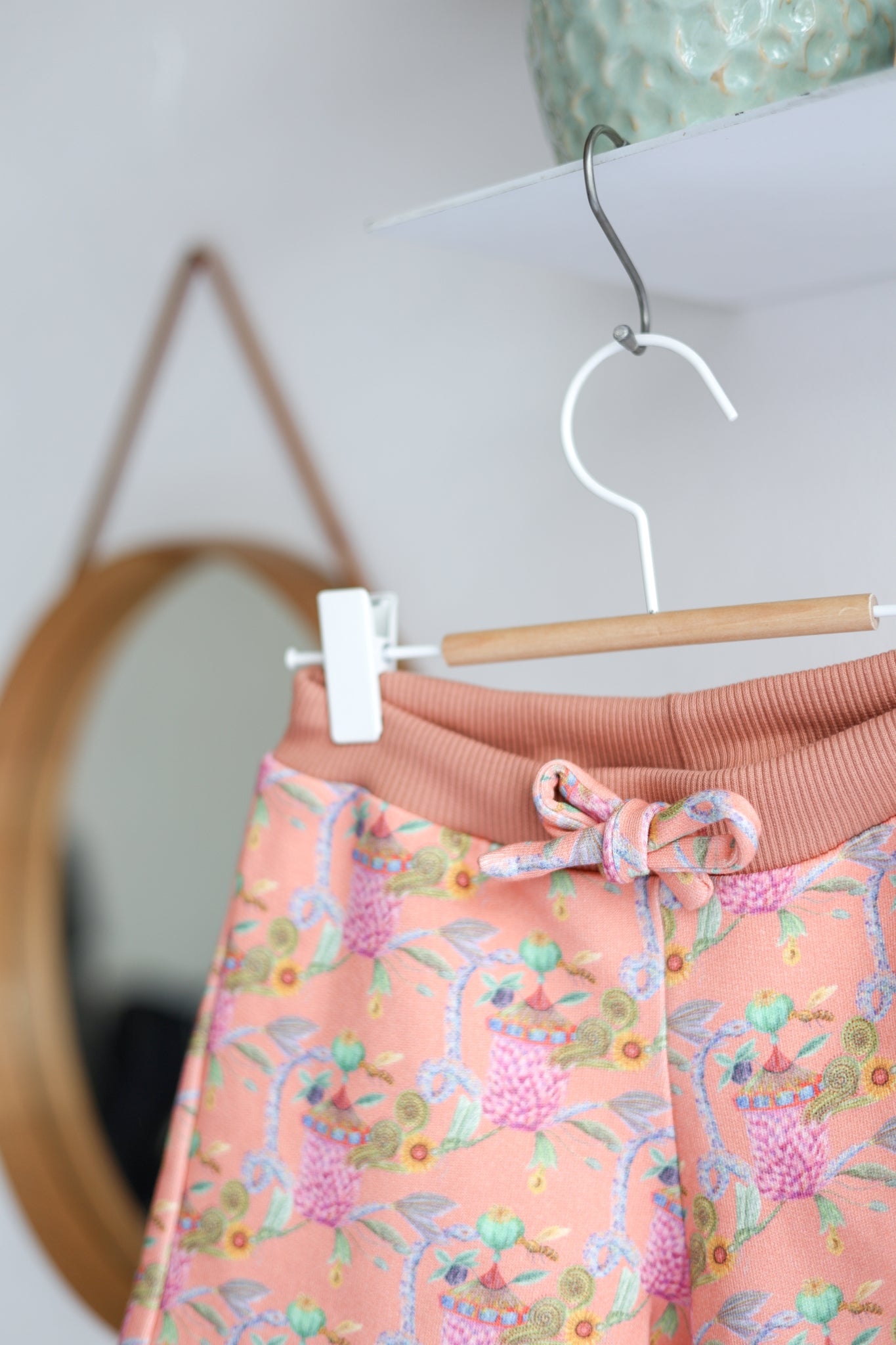 Organic cotton sweat kids shorts.