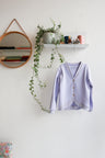 Kids organic cotton oversized cardigan.