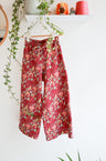 Kids organic cotton extra wide pants.