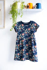 Kids organic cotton sweat slip dress.