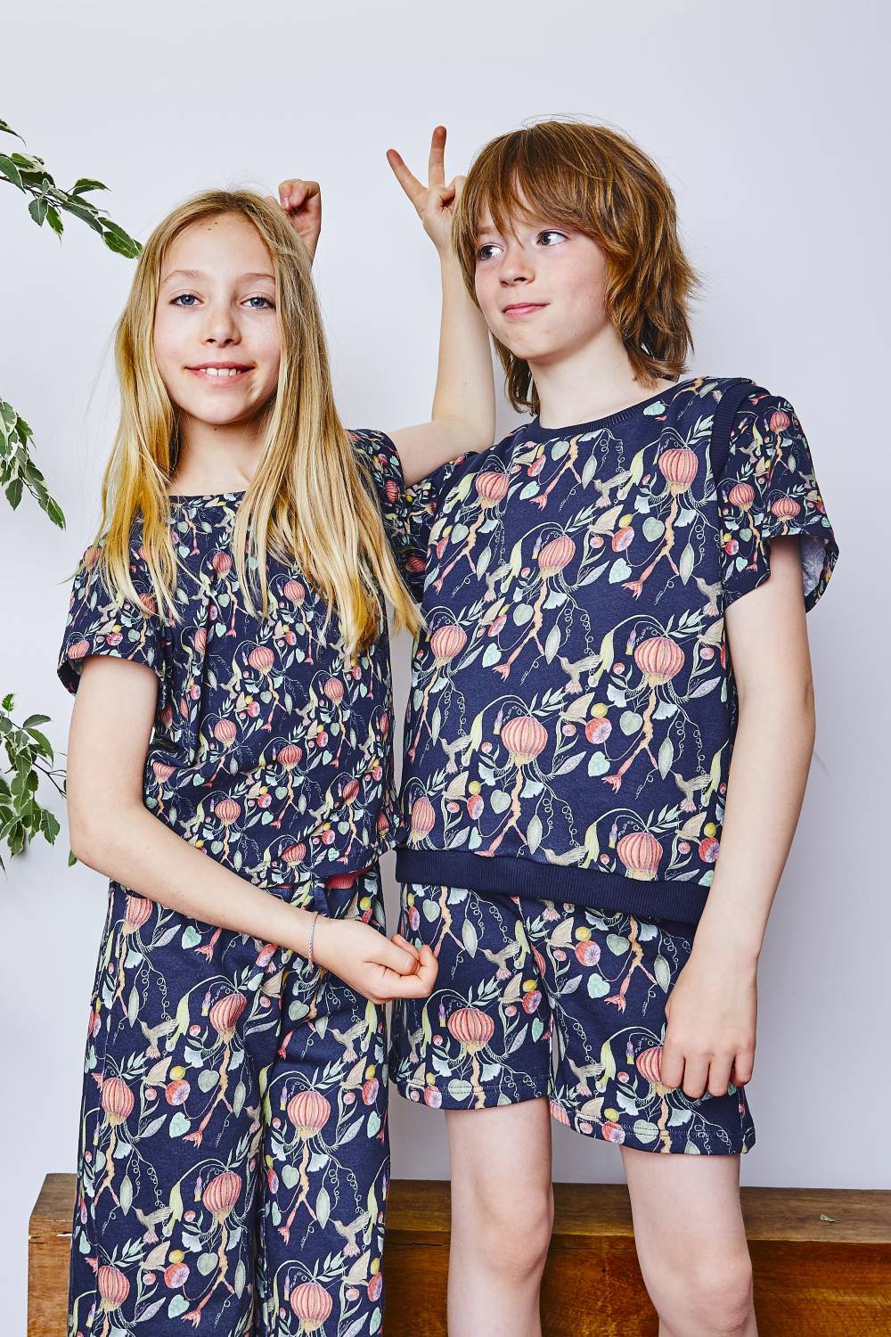 Organic cotton kids outfits.