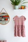 Kids organic cotton stretch jersey slip dress.
