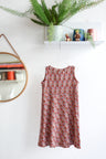 Organic cotton stretch jersey kids slip dress.