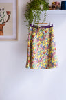Kids organic cotton sweat flared skirt.