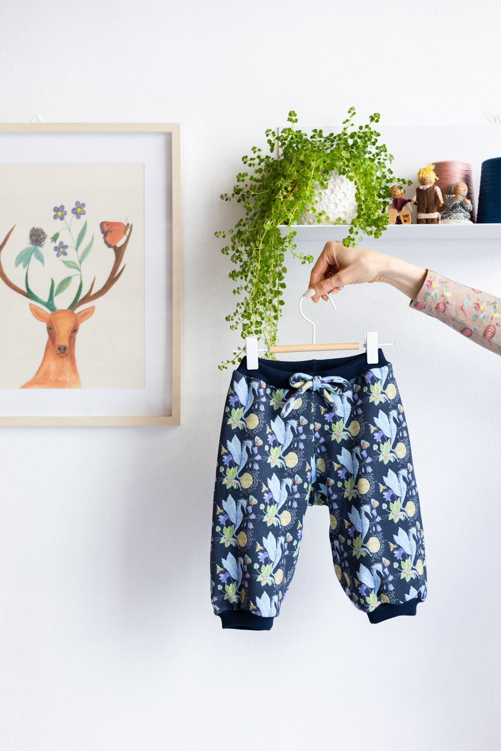 Babies organic cotton pants.
