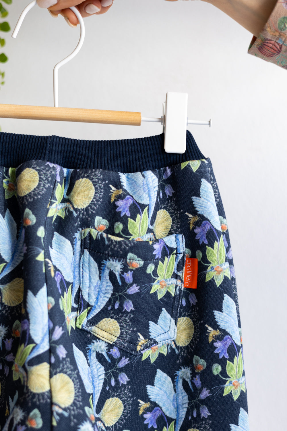 Babies organic cotton pants.