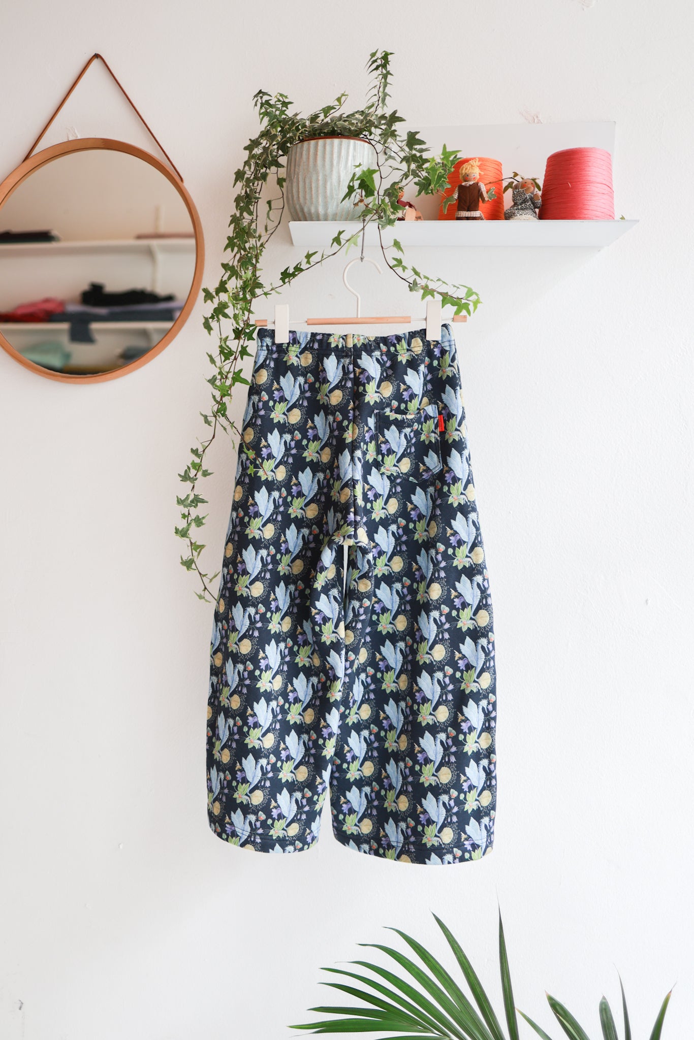 Kids organic cotton extra wide pants.