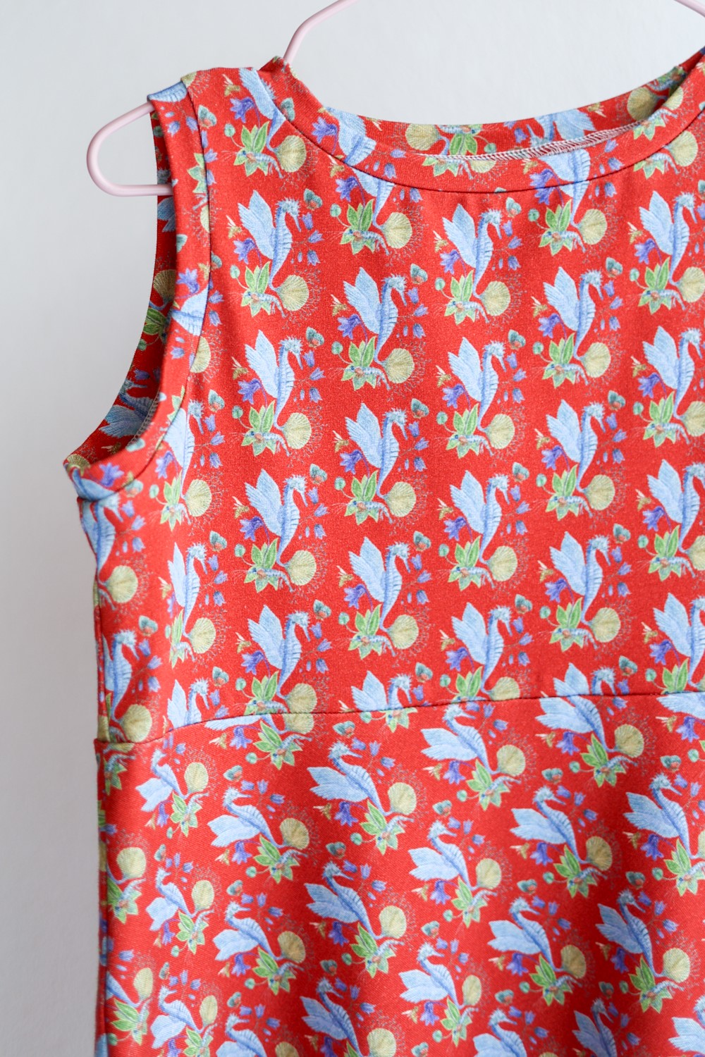 Kids organic cotton stretch jersey slip dress.