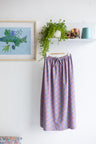 Kids organic cotton stretch jersey long skirt.