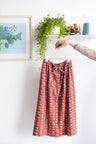 Kids organic cotton stretch jersey long skirt.
