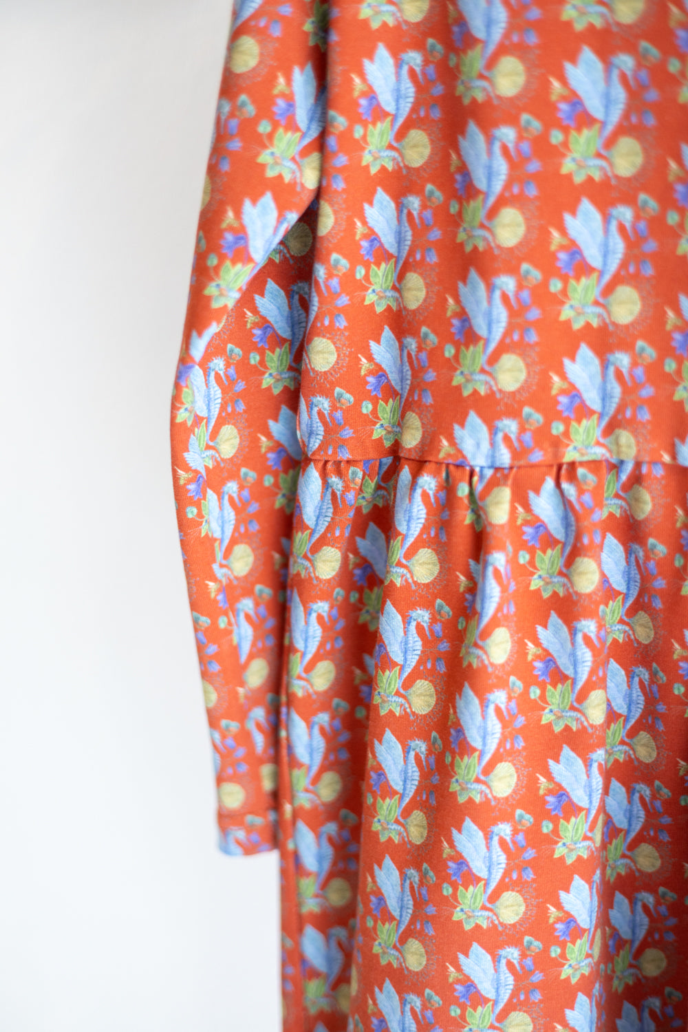 Kids organic cotton stretch jersey slip dress.
