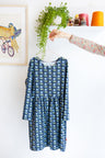 Kids organic cotton stretch jersey slip dress.
