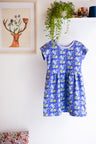 Kids organic cotton sweat slip dress.