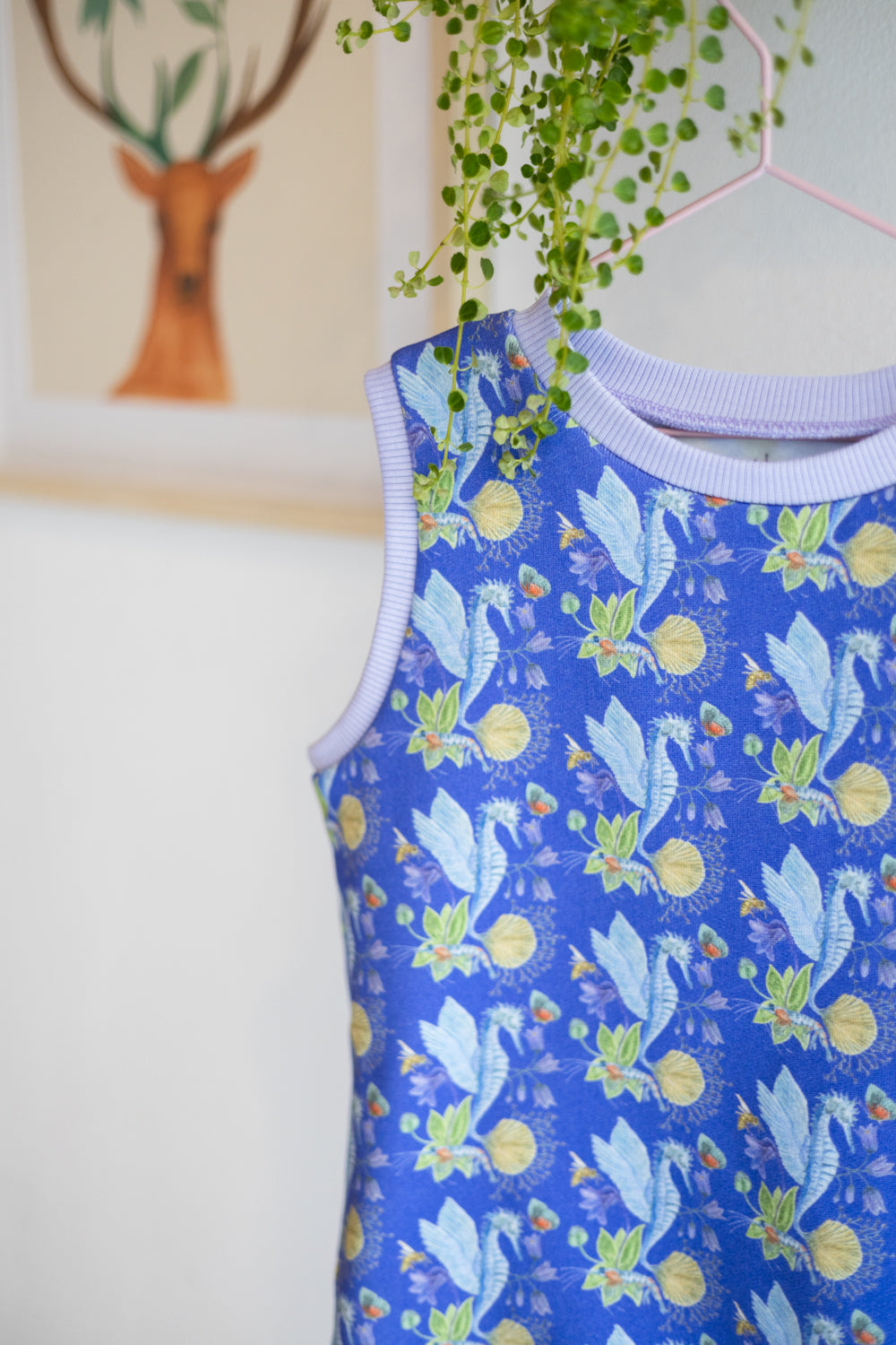Kids organic cotton sweater vest.