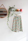 Kids organic cotton extra wide pants.