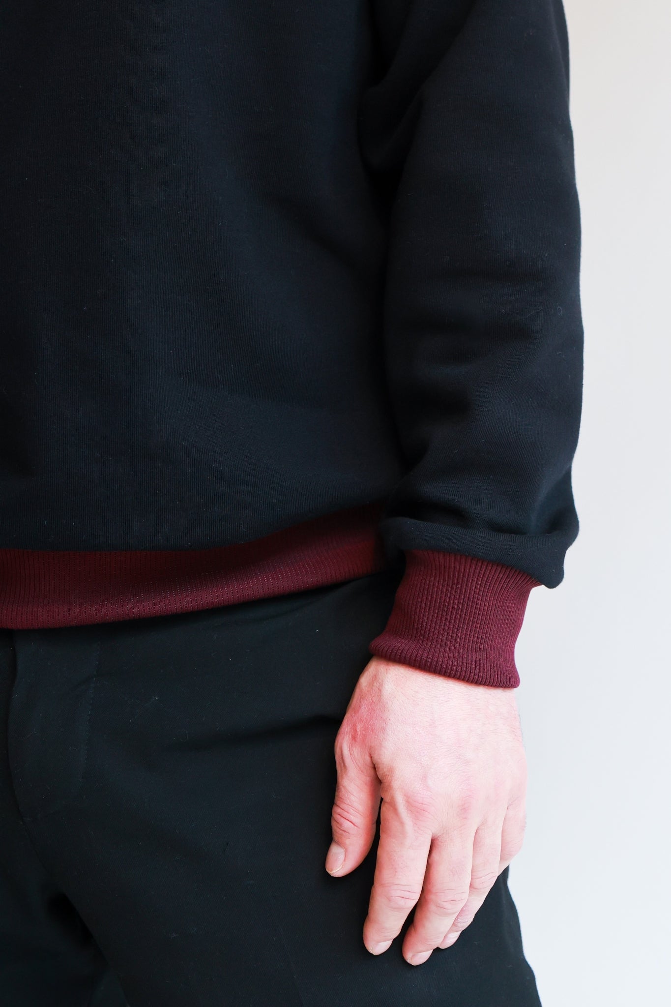 Men organic cotton sweatshirt.