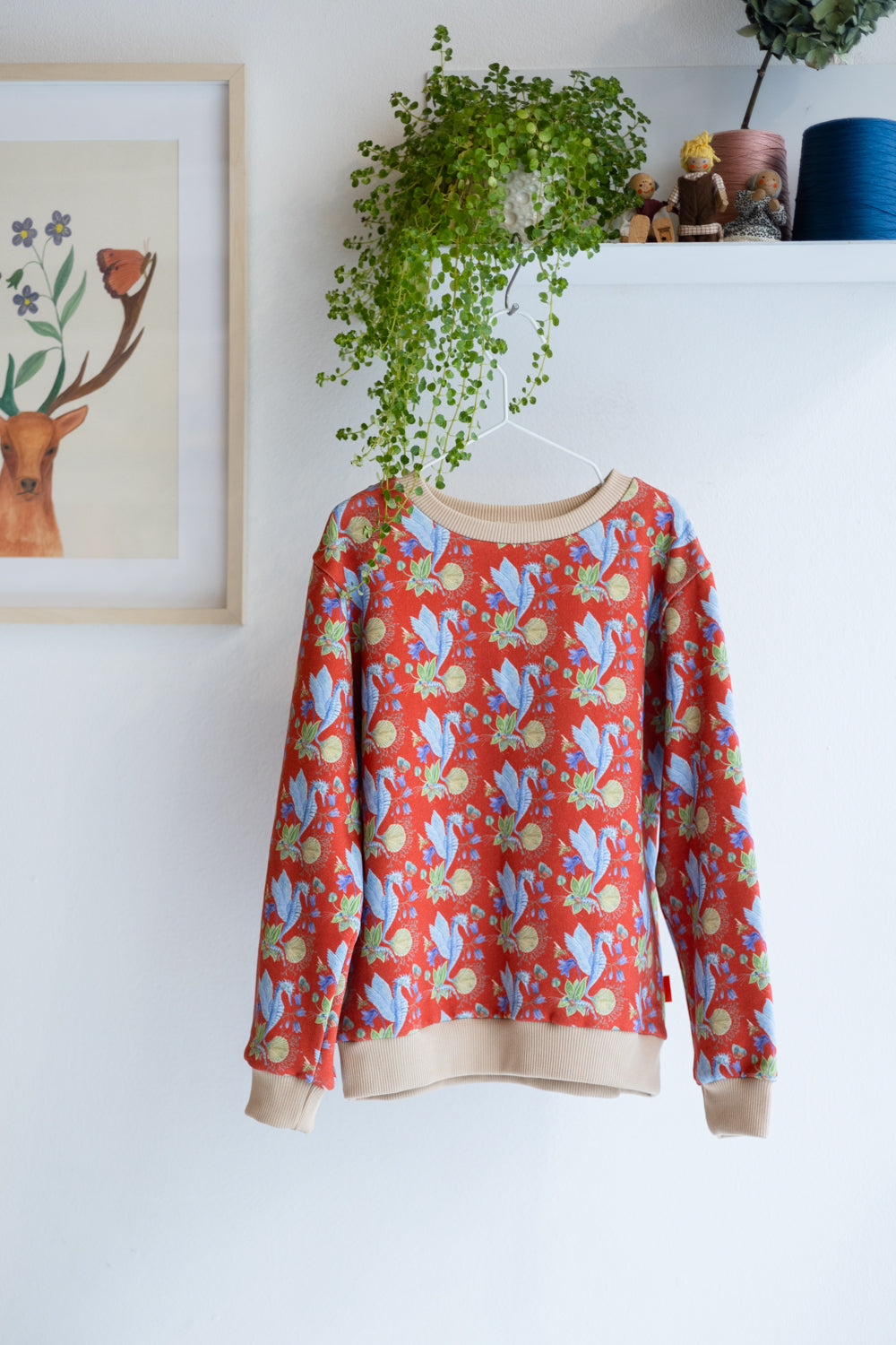Kids organic cotton sweatshirt.