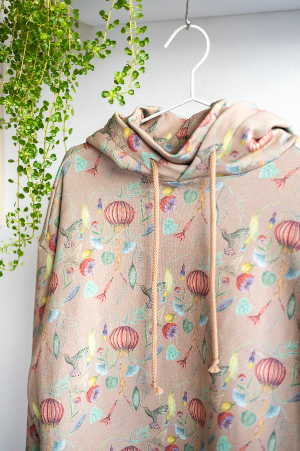 Kids organic cotton oversized hoodie.