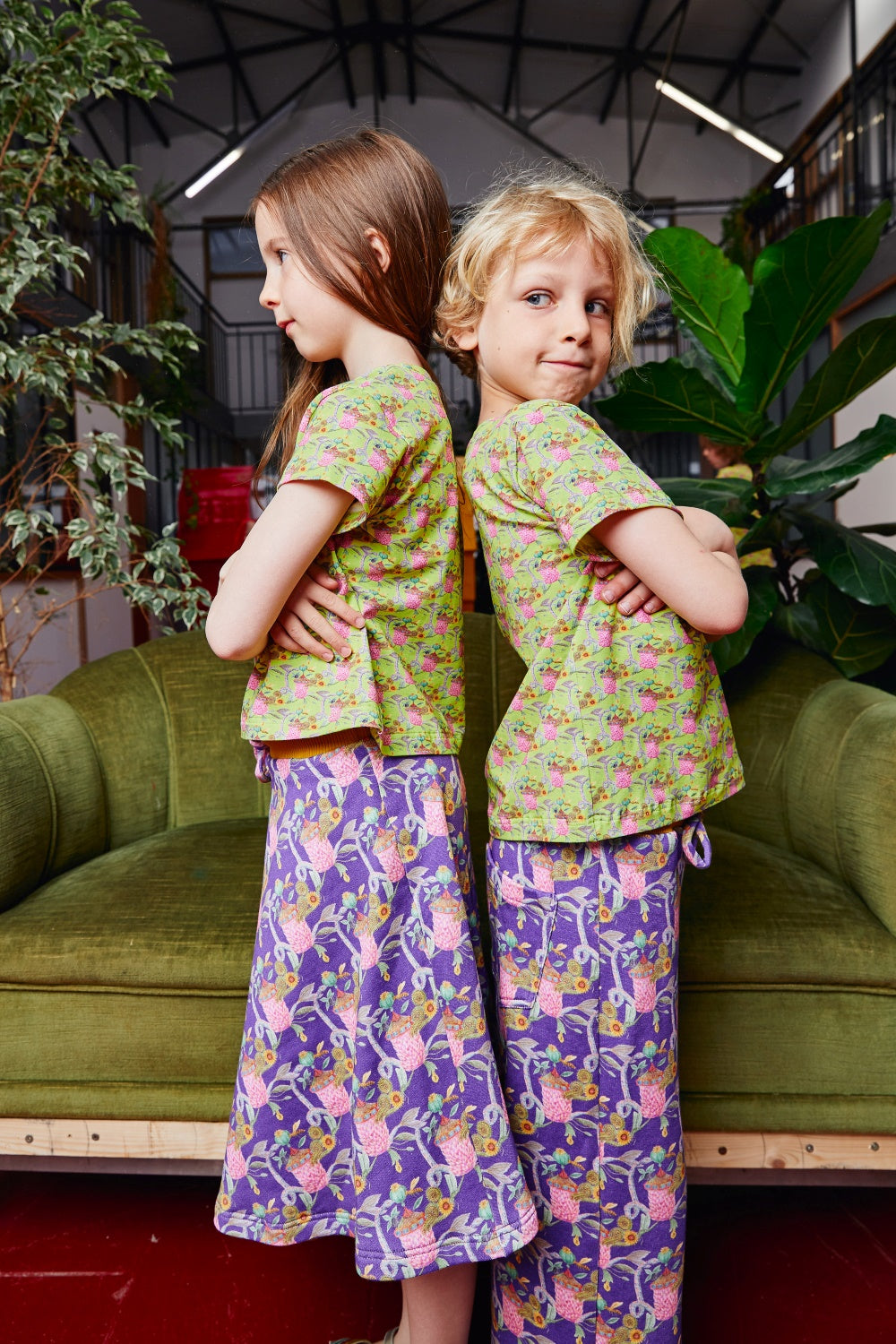 Kids organic cotton sweat pants.