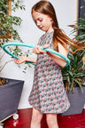 Kids organic cotton stretch jersey slip dress.