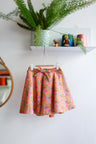 Kids organic cotton sweat flared skirt.