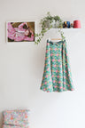 Kids organic cotton sweat flared skirt.