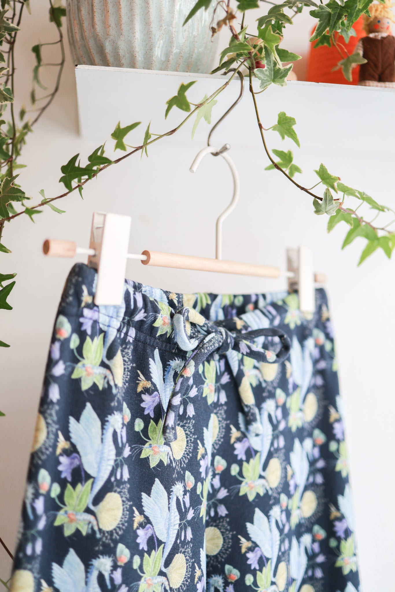 Kids organic cotton extra wide pants.