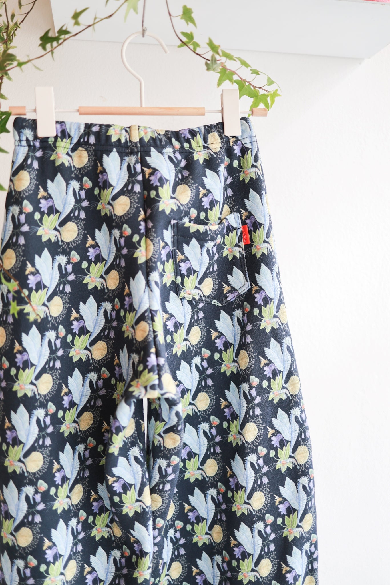 Kids organic cotton extra wide pants.