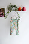 Babies organic cotton sweat overalls.