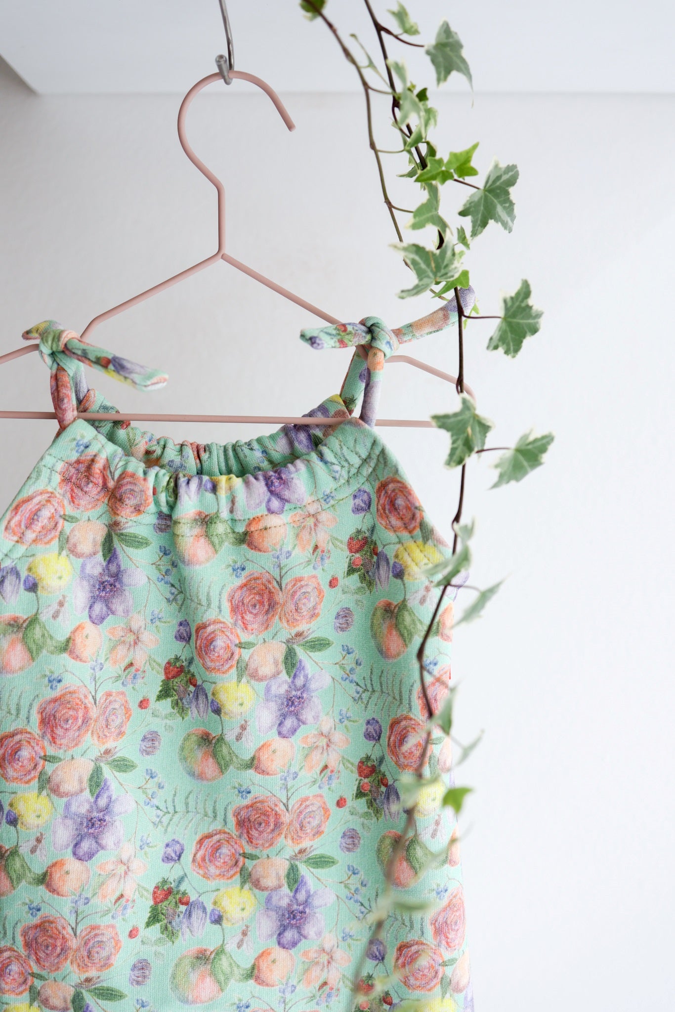 Babies organic cotton sweat overalls.