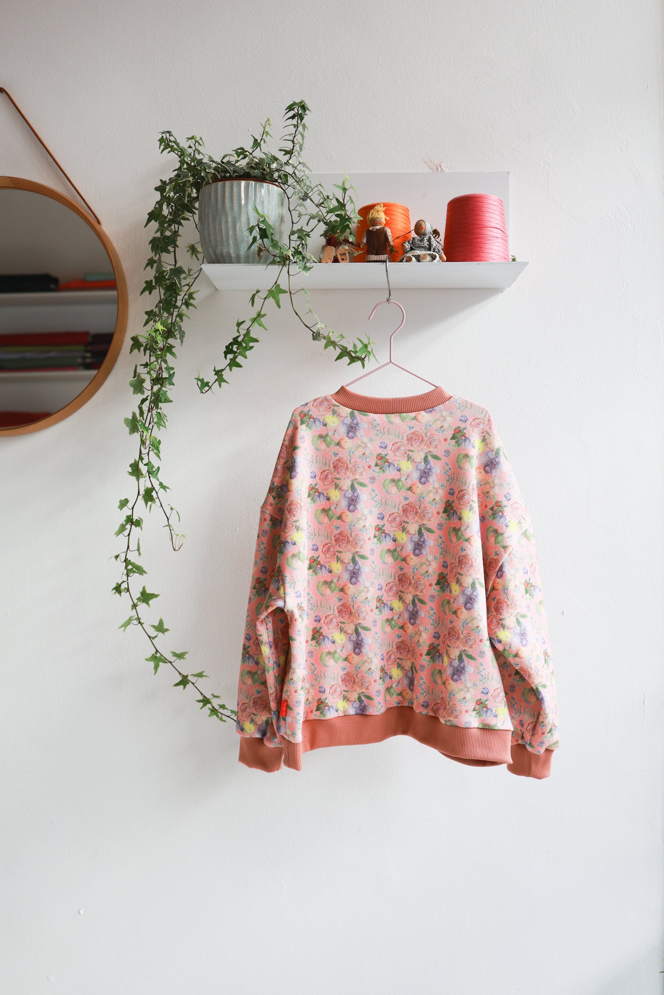 Kids organic cotton oversized cardigan.