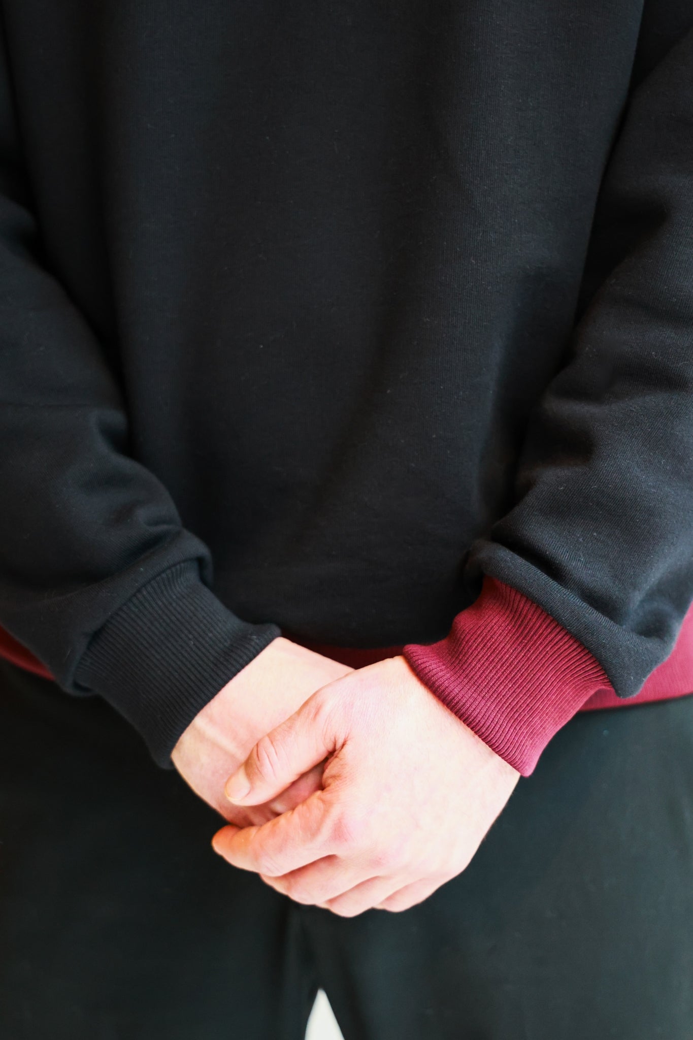 Men organic cotton sweatshirt.