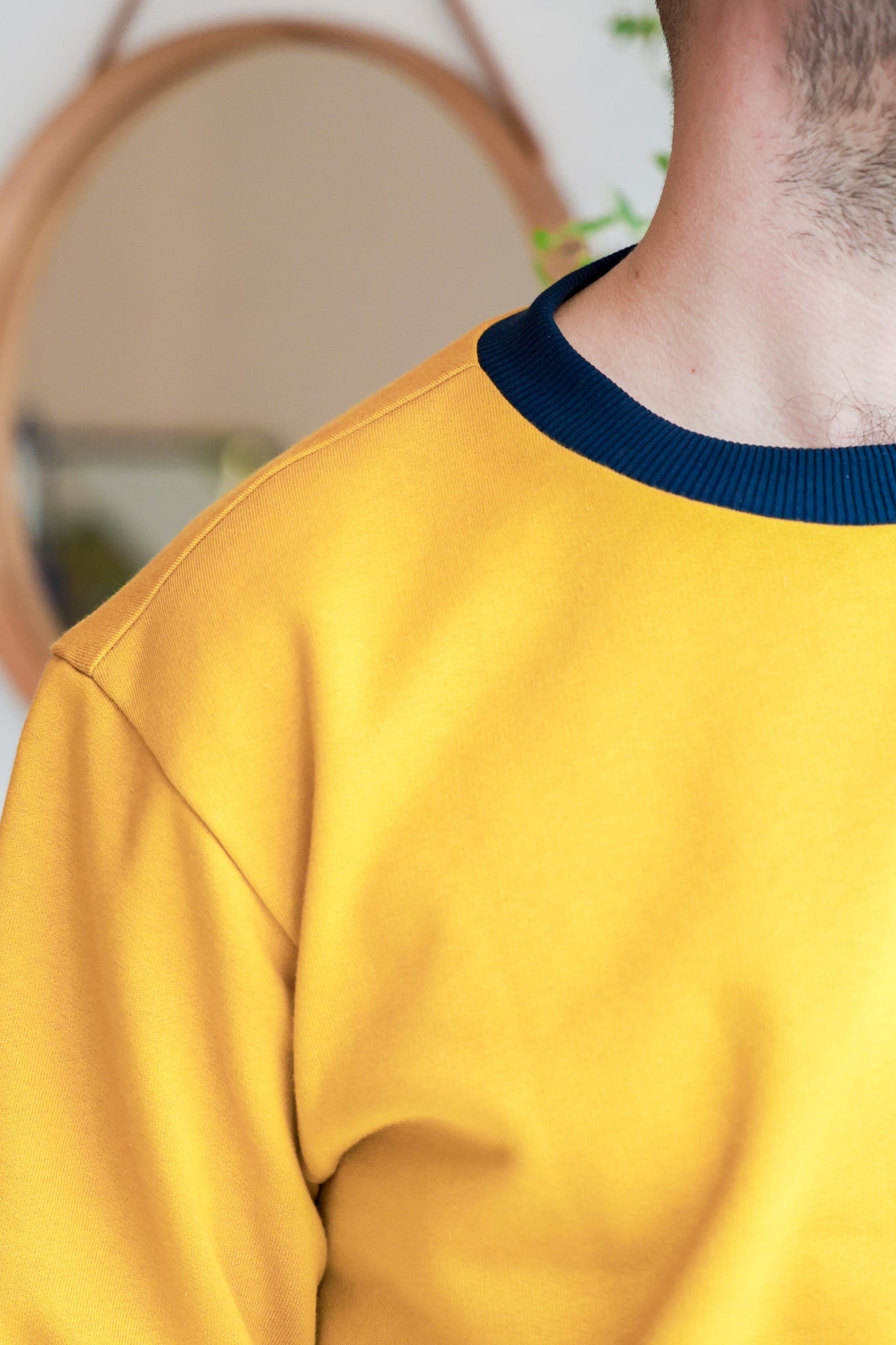 Men organic cotton sweatshirt.