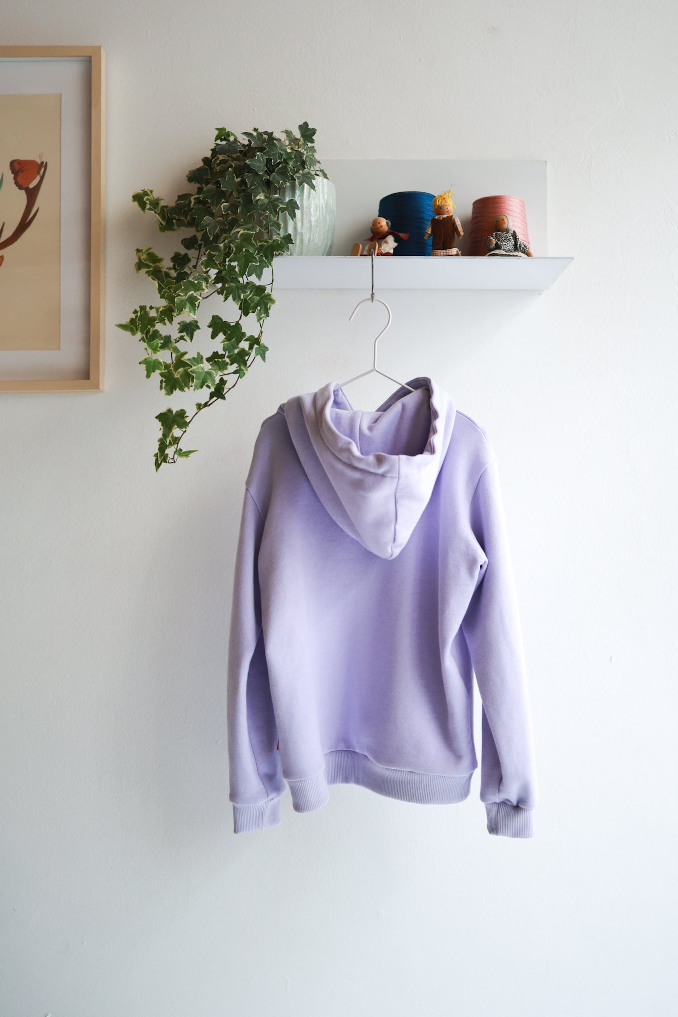Unisex organic cotton kids hoodie.