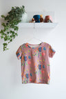 Organic cotton stretch jersey kids t-shirt.