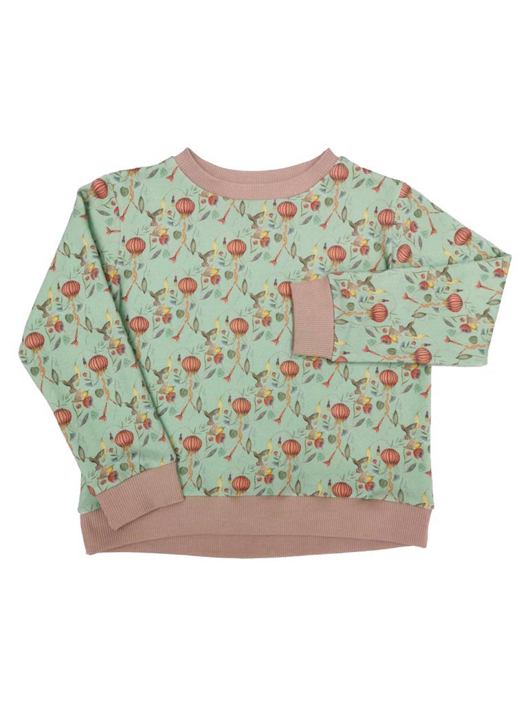 Girlish "Daydreamer" Sweatshirt | green ponds floral medusa