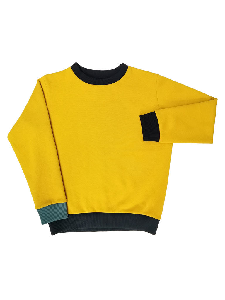Basic "Daydreamer" Sweatshirt | golden yellow
