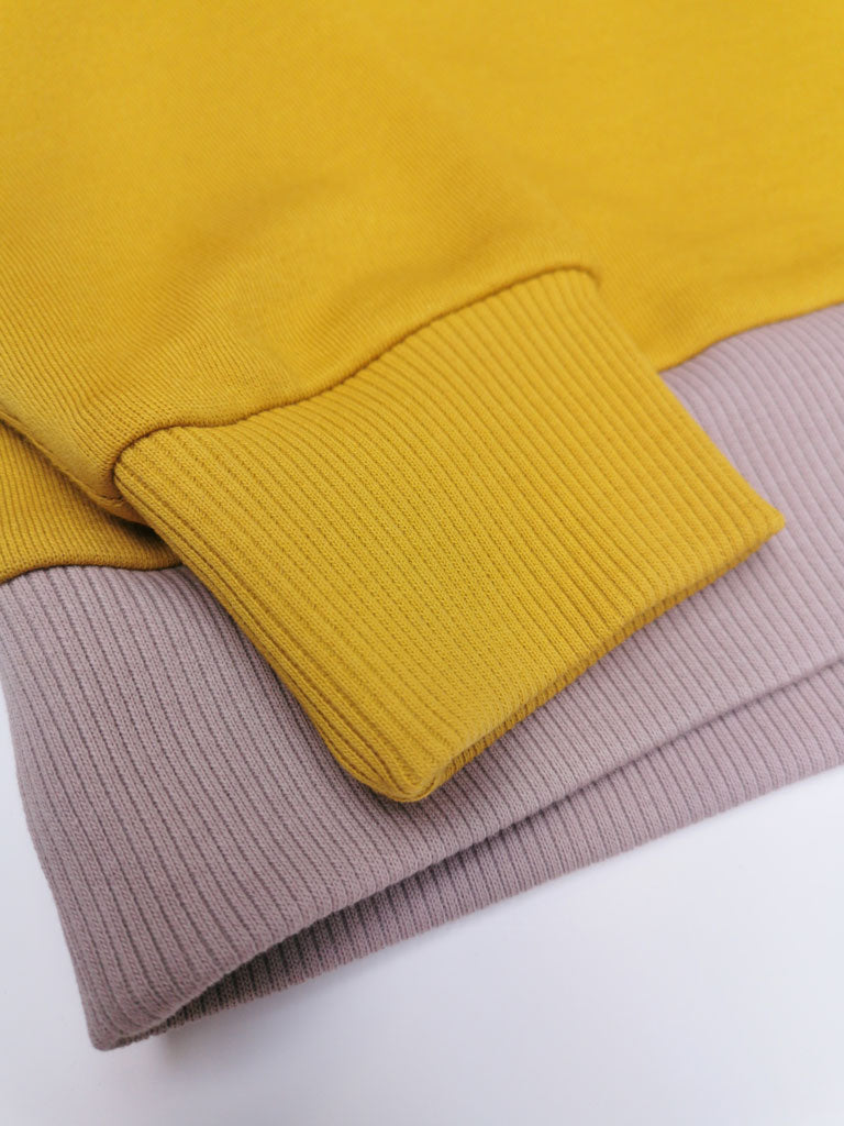 Heavenly "Daydreamer" Sweatshirt | golden yellow & foggy pink
